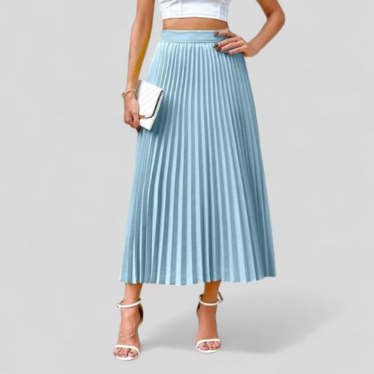 FALDA MIDI PLISADA