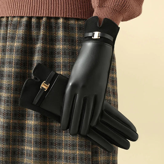 Guantes Forrados en Piel Polar Montella