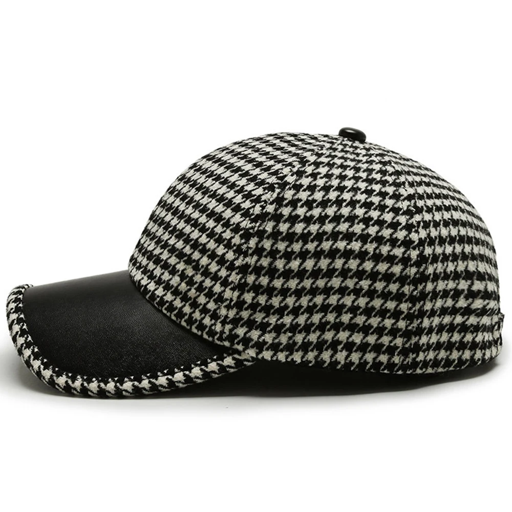 Gorra de Cuero Pata de Gallo