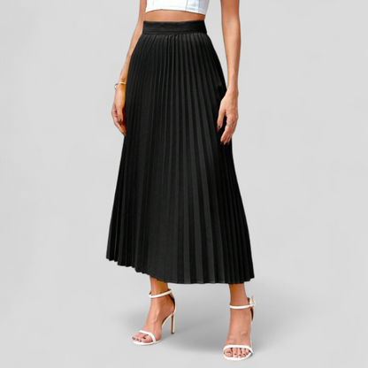 FALDA MIDI PLISADA