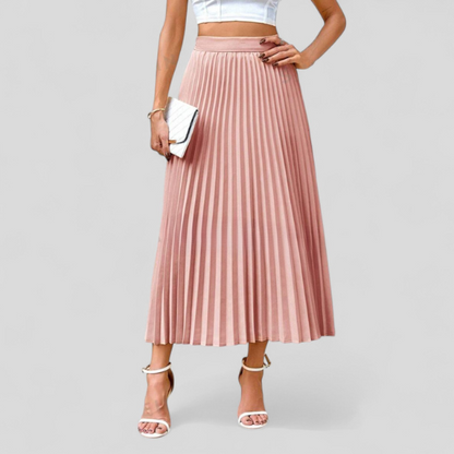 FALDA MIDI PLISADA