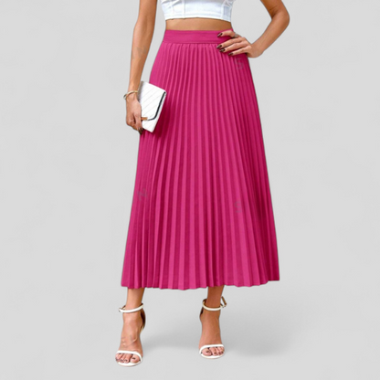 FALDA MIDI PLISADA