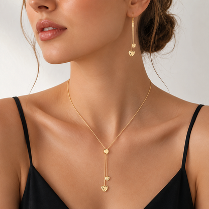 Conjunto de Corazón Rosella