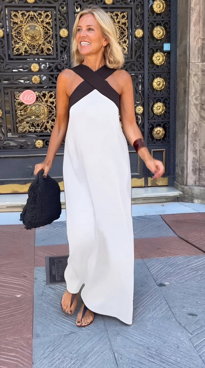 Delphine | Vestido con corte cruzado