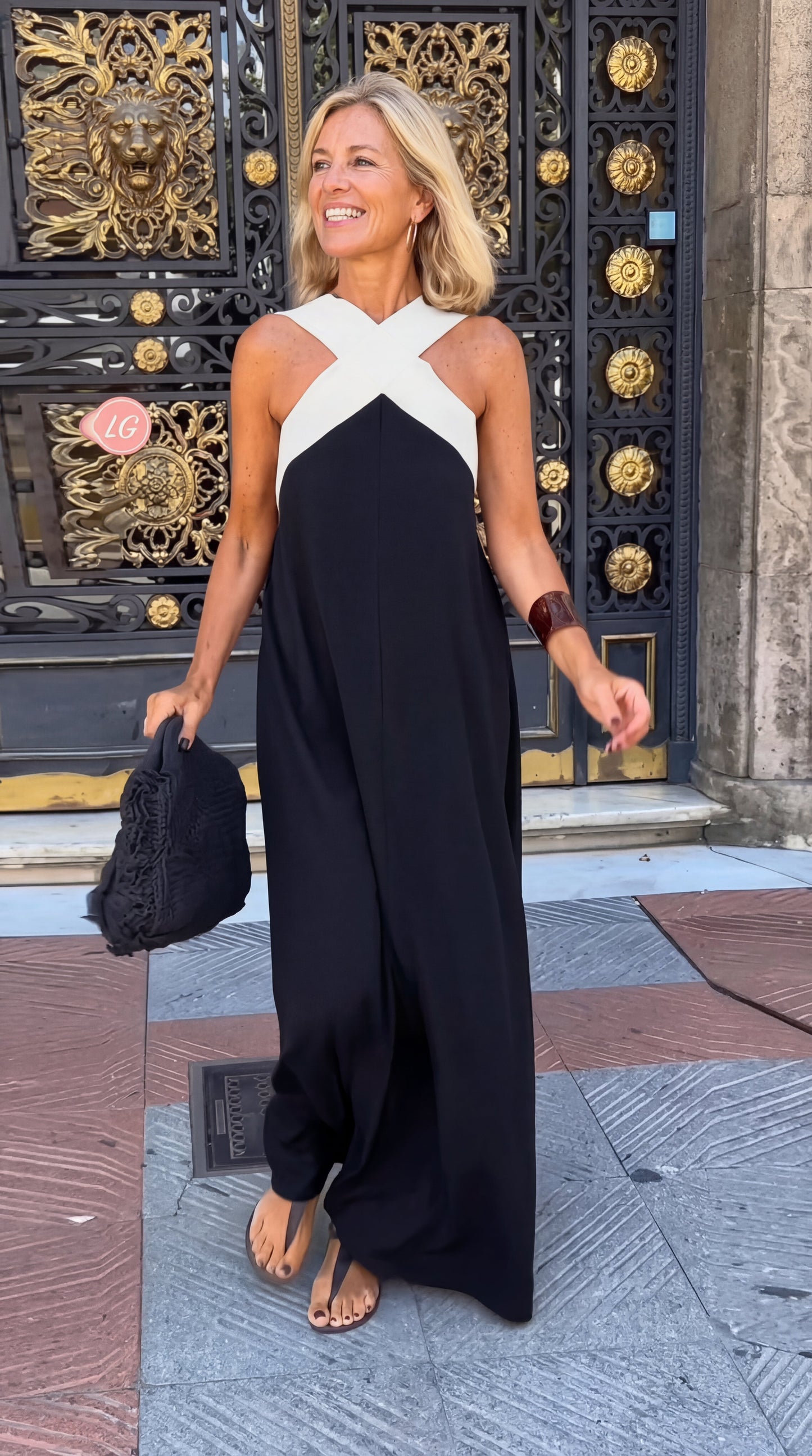 Delphine | Vestido con corte cruzado