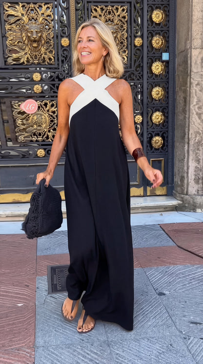 Delphine | Vestido con corte cruzado