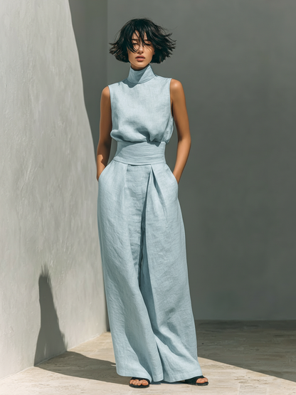 Maria™ | Conjunto minimalista de lino