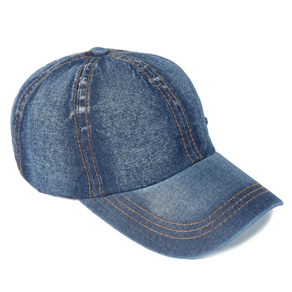 Gorra de Denim Lavado Clásica