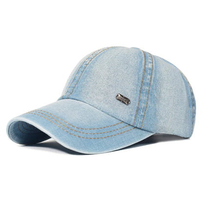 Gorra de Denim Lavado Clásica