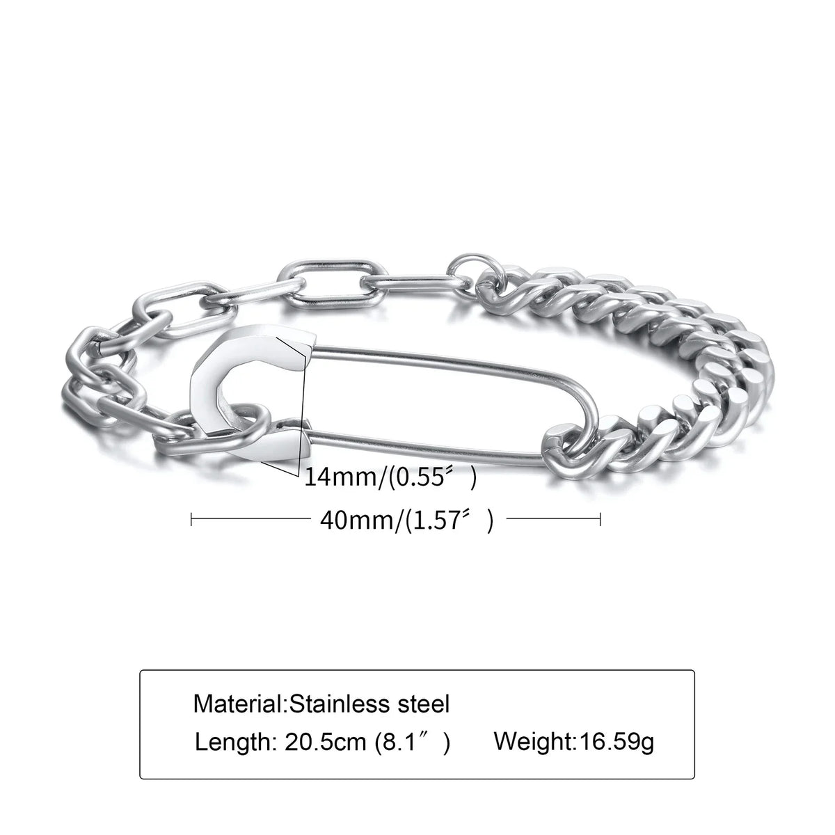 Pulsera de Cadena Cubana Renegade