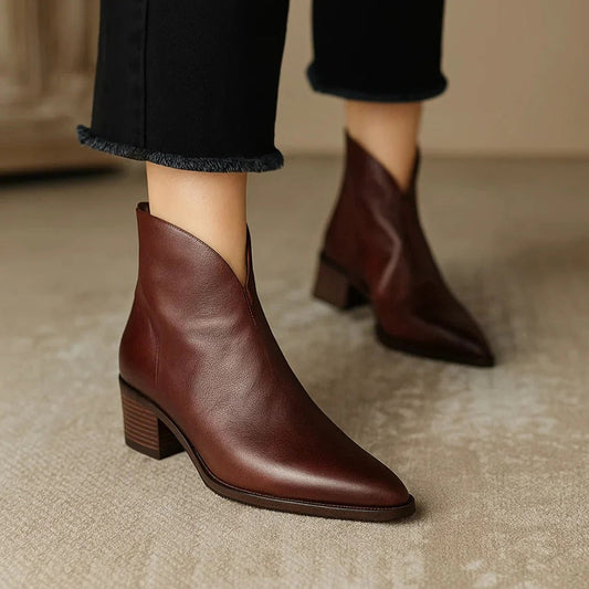 Viela®║Botines Ortopédicos de Piel