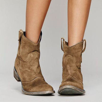 CARLOTTA | Botines de mujer en suave ante con estilo