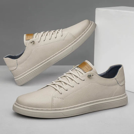 Zapatillas Oxford de cuero