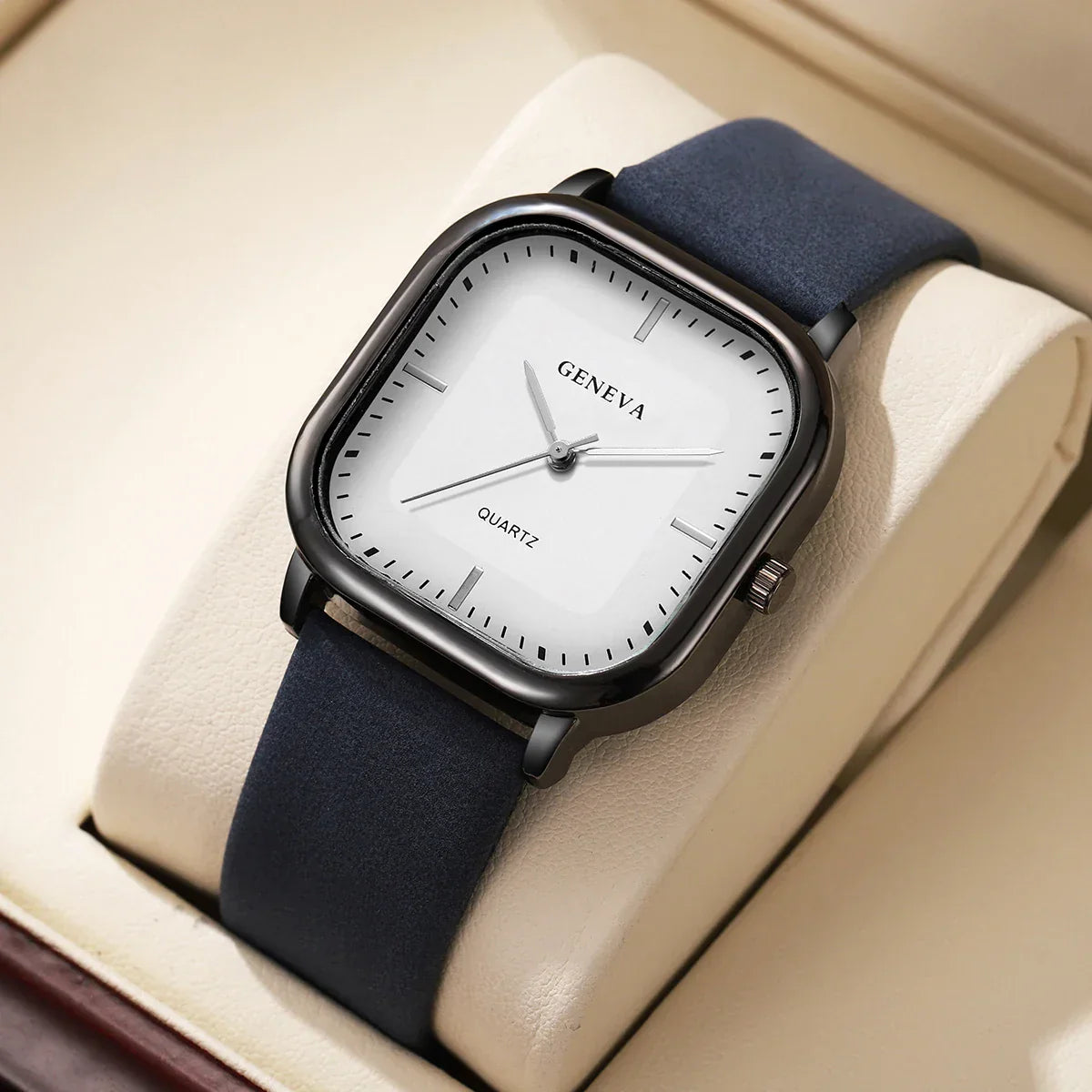 Geneva – Reloj de Esfera Cuadrada