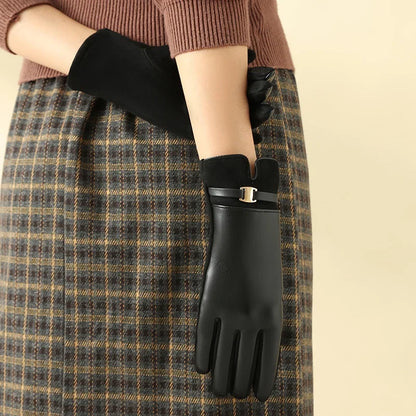Guantes Forrados en Piel Polar Montella