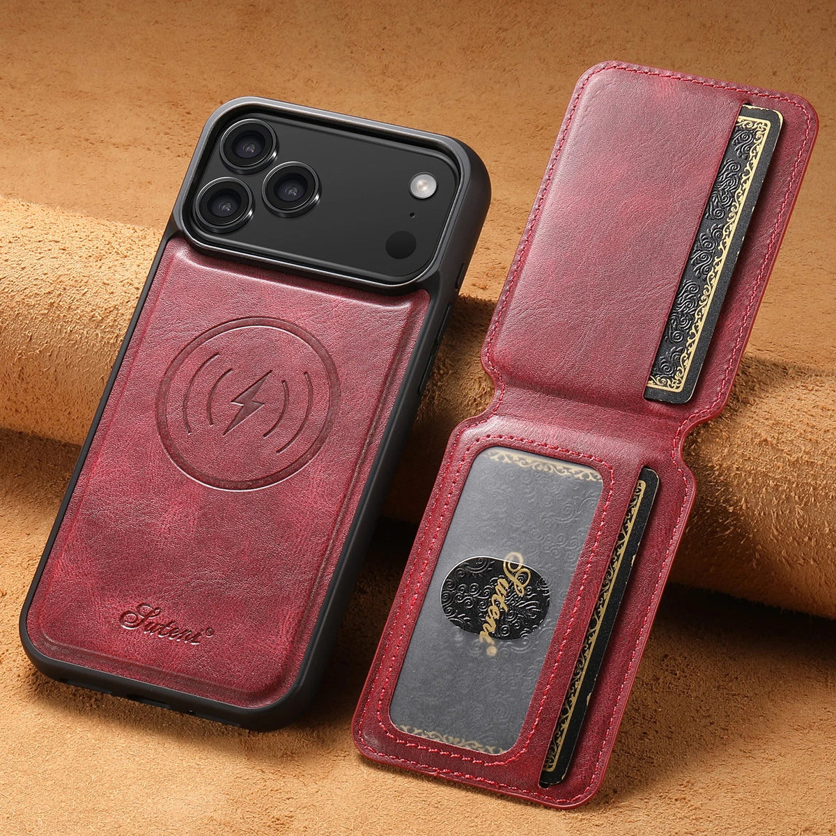 Funda de Cuero Tavren para iPhone