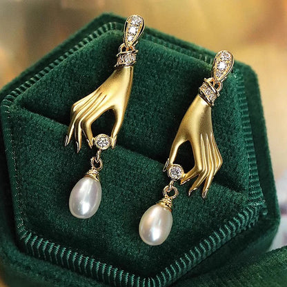 Pendientes Colgantes Ethereal Hand