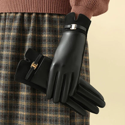Guantes Forrados en Piel Polar Montella