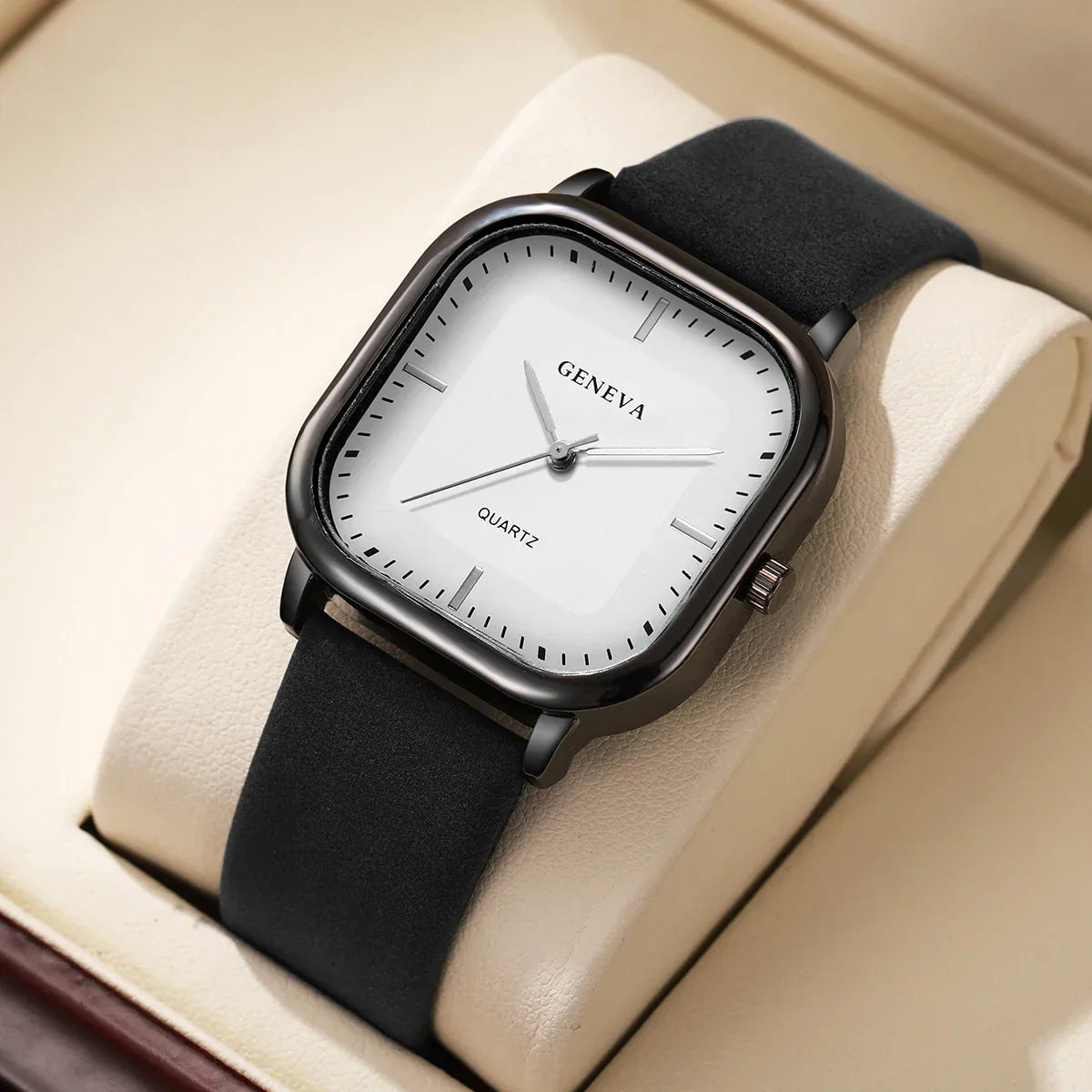 Geneva – Reloj de Esfera Cuadrada