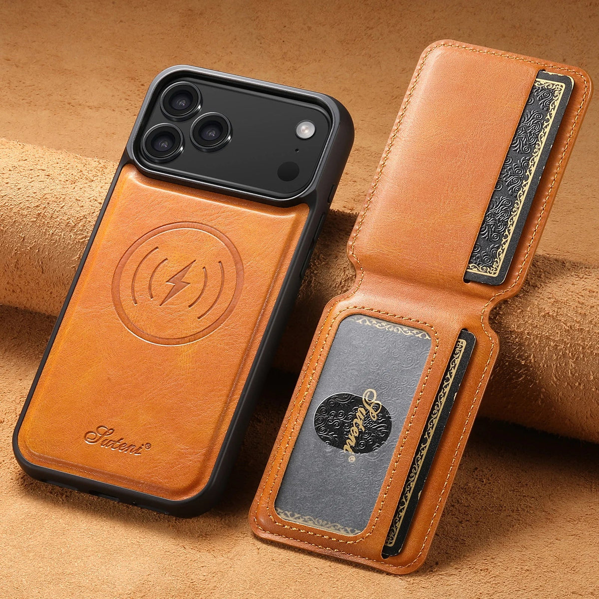 Funda de Cuero Tavren para iPhone