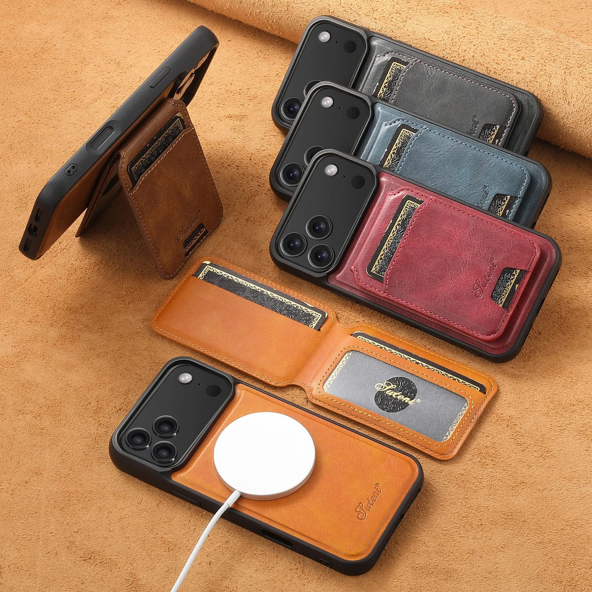 Funda de Cuero Tavren para iPhone