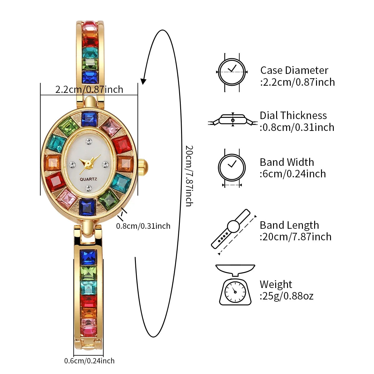 Reloj de Gemas Aurelia