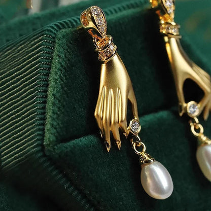 Pendientes Colgantes Ethereal Hand