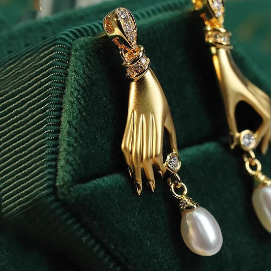 Pendientes Colgantes Ethereal Hand