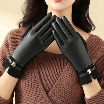 Guantes Forrados en Piel Polar Montella