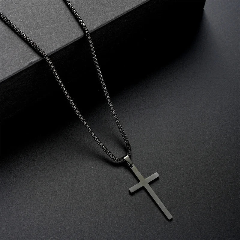 Conjunto de Colgante de Cruz de Titanio