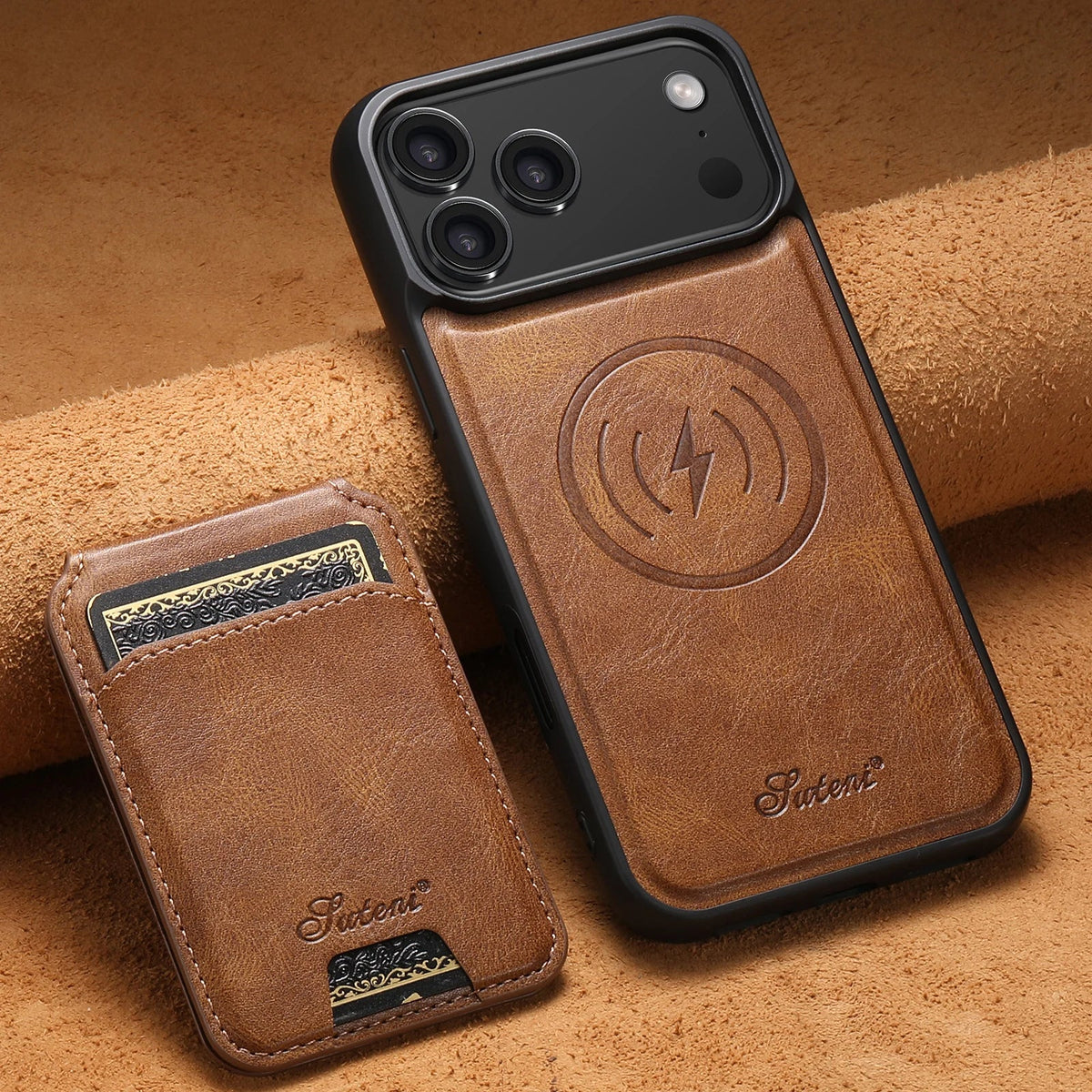 Funda de Cuero Tavren para iPhone