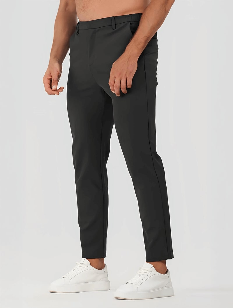 Rocio Pantalones Rectos - Negro