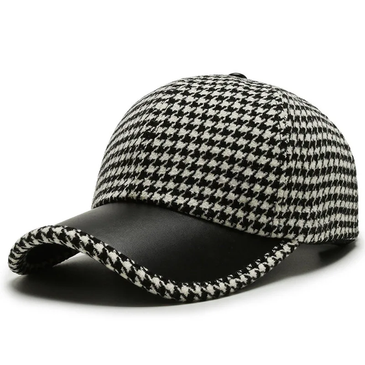 Gorra de Cuero Pata de Gallo