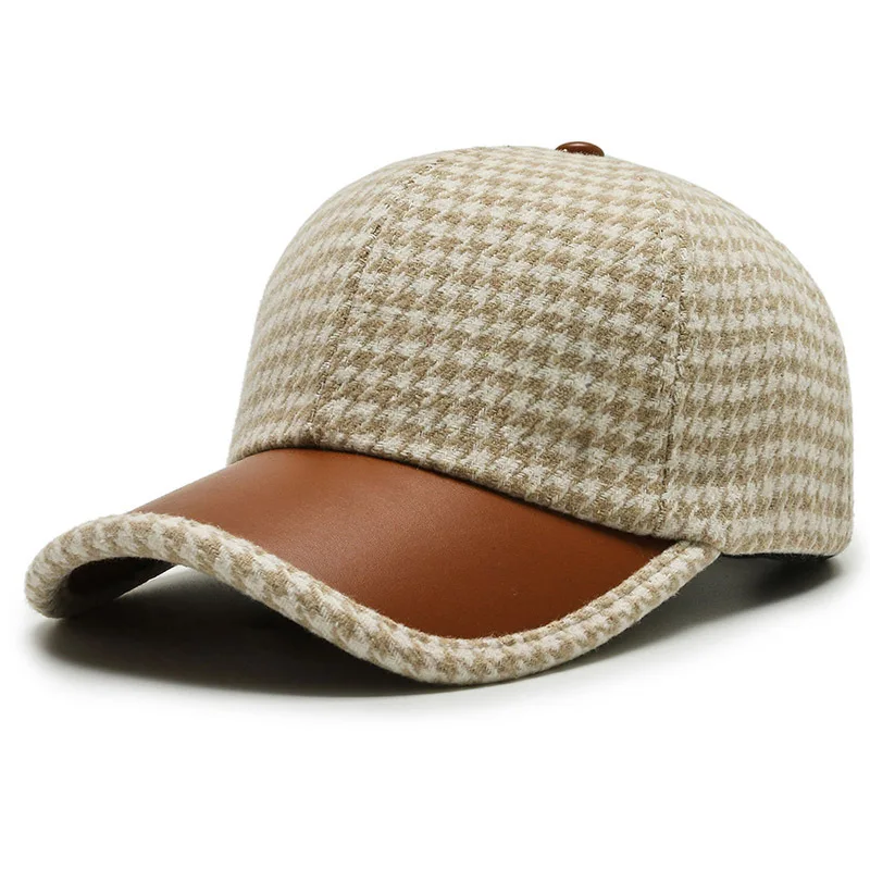 Gorra de Cuero Pata de Gallo