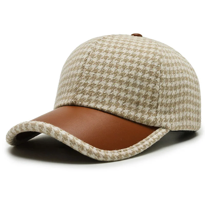 Gorra de Cuero Pata de Gallo