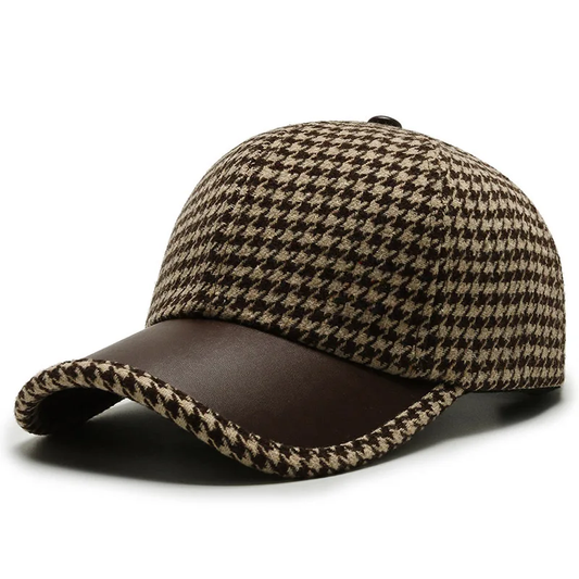 Gorra de Cuero Pata de Gallo