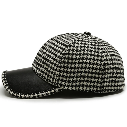 Gorra de Cuero Pata de Gallo