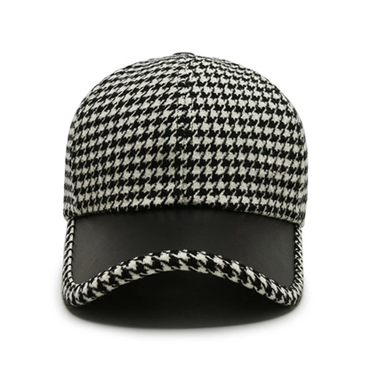 Gorra de Cuero Pata de Gallo