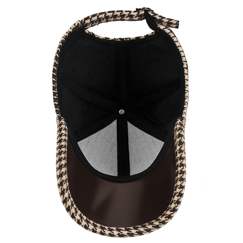 Gorra de Cuero Pata de Gallo