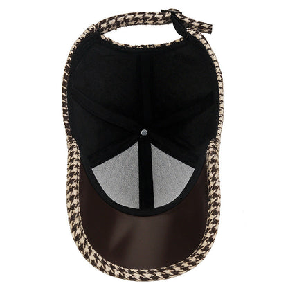 Gorra de Cuero Pata de Gallo