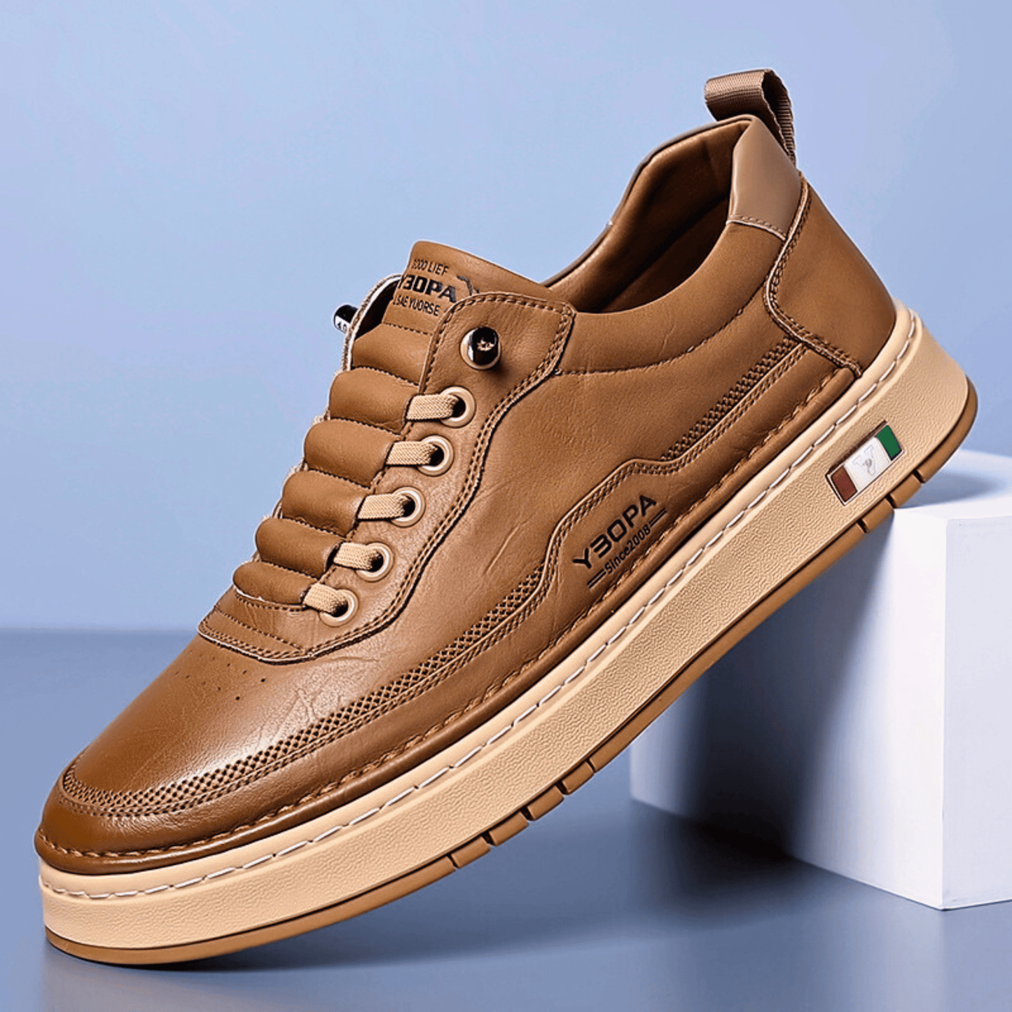 Bellano™ | Zapatillas de Cuero Clásicas